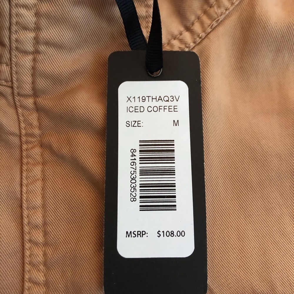 NWT Max Jeans Khaki Sleeveless Utility Jacket/Vest (D) - Picture 7 of 8